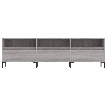 vidaXL Έπιπλο Τηλεόρασης Γκρι Sonoma 150x30x44,5cm από Επεξεργ. Ξύλο
