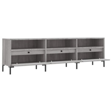 vidaXL Έπιπλο Τηλεόρασης Γκρι Sonoma 150x30x44,5cm από Επεξεργ. Ξύλο