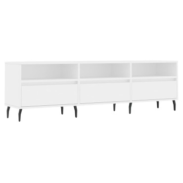 vidaXL Έπιπλο Τηλεόρασης Λευκό 150x30x44,5cm Επεξεργασμένο Ξύλο