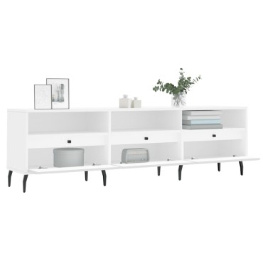 vidaXL Έπιπλο Τηλεόρασης Λευκό 150x30x44,5cm Επεξεργασμένο Ξύλο