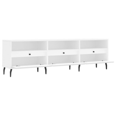 vidaXL Έπιπλο Τηλεόρασης Λευκό 150x30x44,5cm Επεξεργασμένο Ξύλο