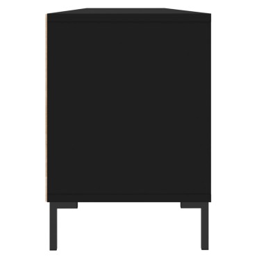 vidaXL Έπιπλο Τηλεόρασης Μαύρο 150x30x44,5cm Επεξεργασμένο Ξύλο