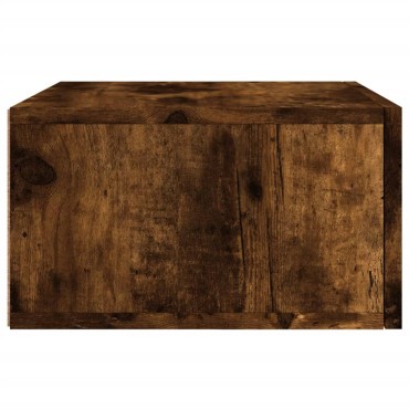 vidaXL Κομοδίνα Επιτοίχια 2 τεμ. Καπνιστή Δρυς 35x35x20cm