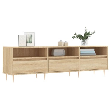 vidaXL Έπιπλο Τηλεόρασης Sonoma Δρυς 150x30x44,5cm Επεξ. Ξύλο