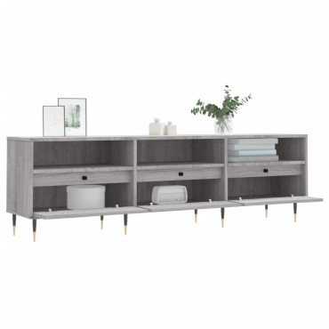 vidaXL Έπιπλο Τηλεόρασης Γκρι Sonoma 150x30x44,5cm από Επεξεργ. Ξύλο