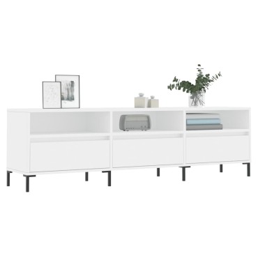 vidaXL Έπιπλο Τηλεόρασης Λευκό 150x30x44,5cm Επεξεργασμένο Ξύλο