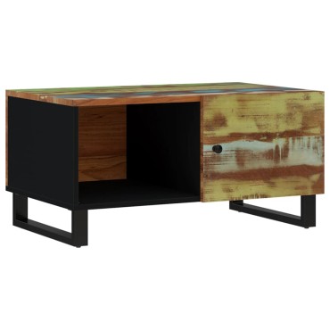 vidaXL Τραπεζάκι Σαλονιού 80x50x40cm Μασίφ Ανακυκλ. & Επεξ. Ξύλο 1 τεμ.