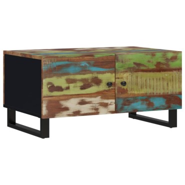 vidaXL Τραπεζάκι Σαλονιού 80x50x40cm Μασίφ Ανακυκλ. & Επεξ. Ξύλο 1 τεμ.