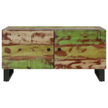 vidaXL Τραπεζάκι Σαλονιού 80x50x40cm Μασίφ Ανακυκλ. & Επεξ. Ξύλο 1 τεμ.