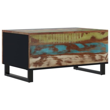 vidaXL Τραπεζάκι Σαλονιού 80x50x40cm Μασίφ Ανακυκλ. & Επεξ. Ξύλο 1 τεμ.