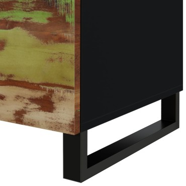 vidaXL Τραπεζάκι Σαλονιού 80x50x40cm Μασίφ Ανακυκλ. & Επεξ. Ξύλο 1 τεμ.