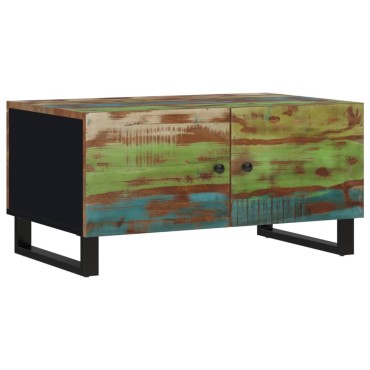 vidaXL Τραπεζάκι Σαλονιού 80x50x40cm Μασίφ Ανακυκλ. & Επεξ. Ξύλο 1 τεμ.
