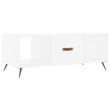 vidaXL Τραπεζάκι Σαλονιού Λευκό 102x50x40cm από Επεξεργασμένο Ξύλο 1 τεμ.