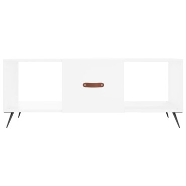 vidaXL Τραπεζάκι Σαλονιού Λευκό 102x50x40cm από Επεξεργασμένο Ξύλο 1 τεμ.