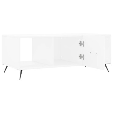 vidaXL Τραπεζάκι Σαλονιού Λευκό 102x50x40cm από Επεξεργασμένο Ξύλο 1 τεμ.