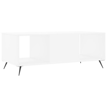 vidaXL Τραπεζάκι Σαλονιού Λευκό 102x50x40cm από Επεξεργασμένο Ξύλο 1 τεμ.