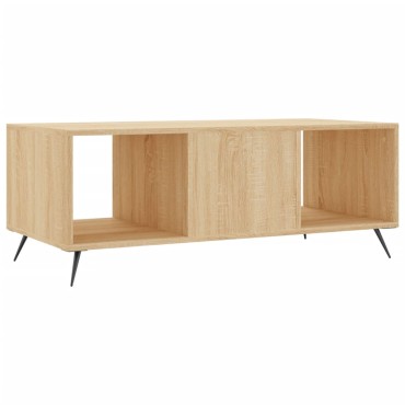 vidaXL Τραπεζάκι Σαλονιού Sonoma Δρυς 102x50x40cm από Επεξεργ. Ξύλο 1 τεμ.