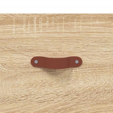 vidaXL Τραπεζάκι Σαλονιού Sonoma Δρυς 102x50x40cm από Επεξεργ. Ξύλο 1 τεμ.