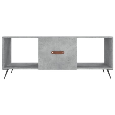 vidaXL Τραπεζάκι Σαλονιού Γκρι Σκυρ. 102x50x40cm Επεξεργασμένο Ξύλο 1 τεμ.