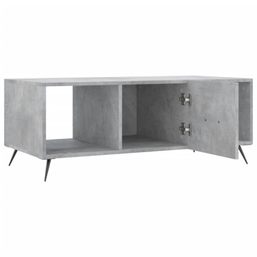 vidaXL Τραπεζάκι Σαλονιού Γκρι Σκυρ. 102x50x40cm Επεξεργασμένο Ξύλο 1 τεμ.