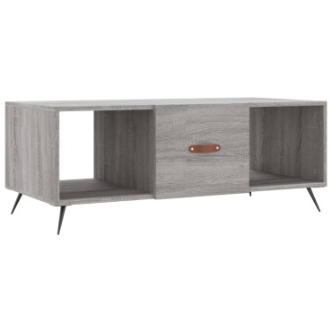 vidaXL Τραπεζάκι Σαλονιού Γκρι Sonoma 102x50x40cm Επεξεργασμένο Ξύλο 1 τεμ.