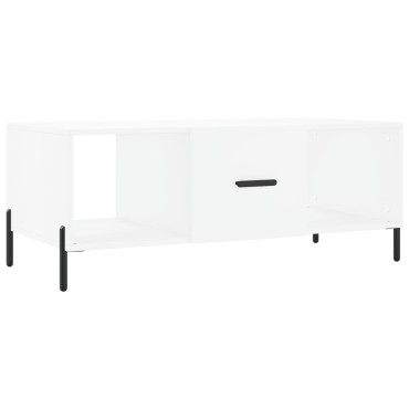 vidaXL Τραπεζάκι Σαλονιού Λευκό 102x50x40cm από Επεξεργασμένο Ξύλο 1 τεμ.