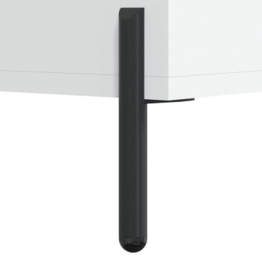 vidaXL Τραπεζάκι Σαλονιού Λευκό 102x50x40cm από Επεξεργασμένο Ξύλο 1 τεμ.