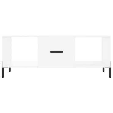 vidaXL Τραπεζάκι Σαλονιού Λευκό 102x50x40cm από Επεξεργασμένο Ξύλο 1 τεμ.