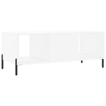 vidaXL Τραπεζάκι Σαλονιού Λευκό 102x50x40cm από Επεξεργασμένο Ξύλο 1 τεμ.
