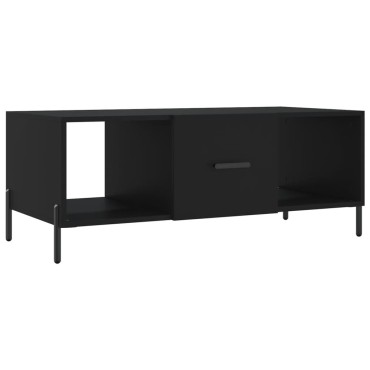 vidaXL Τραπεζάκι Σαλονιού Μαύρο 102x50x40cm από Επεξεργασμένο Ξύλο 1 τεμ.