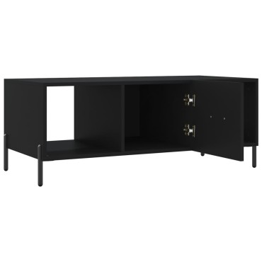 vidaXL Τραπεζάκι Σαλονιού Μαύρο 102x50x40cm από Επεξεργασμένο Ξύλο 1 τεμ.
