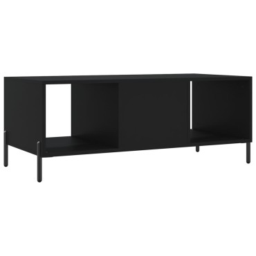 vidaXL Τραπεζάκι Σαλονιού Μαύρο 102x50x40cm από Επεξεργασμένο Ξύλο 1 τεμ.