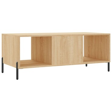 vidaXL Τραπεζάκι Σαλονιού Sonoma Δρυς 102x50x40cm από Επεξεργ. Ξύλο 1 τεμ.