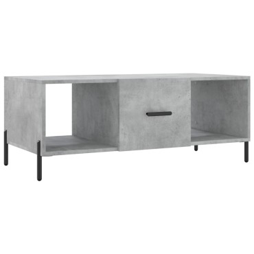 vidaXL Τραπεζάκι Σαλονιού Γκρι Σκυρ. 102x50x40cm Επεξεργασμένο Ξύλο 1 τεμ.