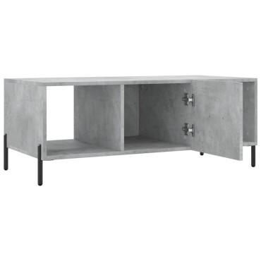 vidaXL Τραπεζάκι Σαλονιού Γκρι Σκυρ. 102x50x40cm Επεξεργασμένο Ξύλο 1 τεμ.