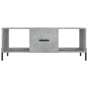 vidaXL Τραπεζάκι Σαλονιού Γκρι Σκυρ. 102x50x40cm Επεξεργασμένο Ξύλο 1 τεμ.