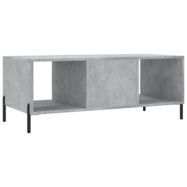 vidaXL Τραπεζάκι Σαλονιού Γκρι Σκυρ. 102x50x40cm Επεξεργασμένο Ξύλο 1 τεμ.