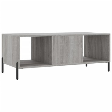 vidaXL Τραπεζάκι Σαλονιού Γκρι Sonoma 102x50x40cm Επεξεργασμένο Ξύλο 1 τεμ.