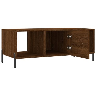 vidaXL Τραπεζάκι Σαλονιού Καφέ Δρυς 102x50x40cm Επεξεργασμένο Ξύλο 1 τεμ.