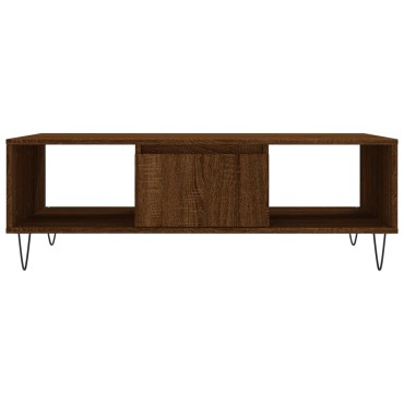 vidaXL Τραπεζάκι Σαλονιού Καφέ Δρυς 104x60x35cm Επεξεργασμένο Ξύλο 1 τεμ.