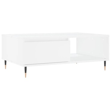 vidaXL Τραπεζάκι Σαλονιού Λευκό 90x60x35cm Επεξεργασμένο Ξύλο 1 τεμ.