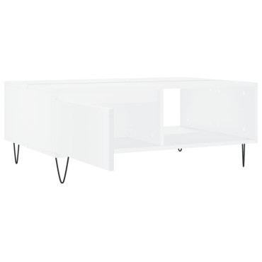 vidaXL Τραπεζάκι Σαλονιού Λευκό 90x60x35cm Επεξεργασμένο Ξύλο 1 τεμ.