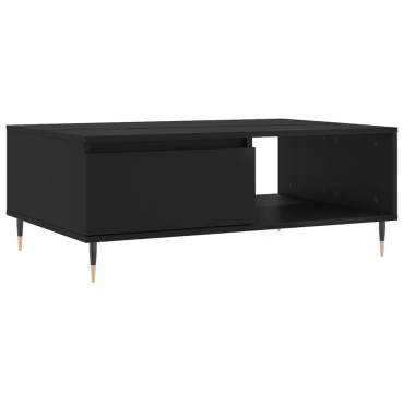 vidaXL Τραπεζάκι Σαλονιού Μαύρο 90x60x35cm από Επεξεργασμένο Ξύλο 1 τεμ.