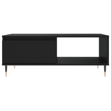 vidaXL Τραπεζάκι Σαλονιού Μαύρο 90x60x35cm από Επεξεργασμένο Ξύλο 1 τεμ.