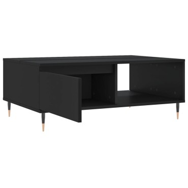 vidaXL Τραπεζάκι Σαλονιού Μαύρο 90x60x35cm από Επεξεργασμένο Ξύλο 1 τεμ.
