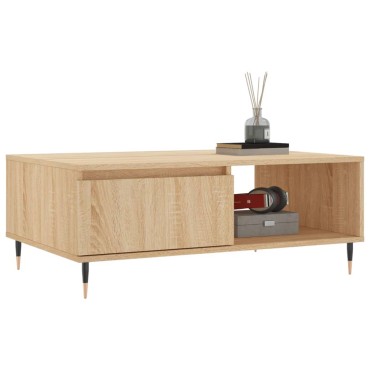 vidaXL Τραπεζάκι Σαλονιού Sonoma Δρυς 90x60x35cm Επεξεργασμένο Ξύλο 1 τεμ.