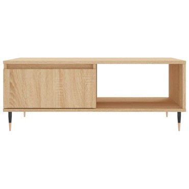 vidaXL Τραπεζάκι Σαλονιού Sonoma Δρυς 90x60x35cm Επεξεργασμένο Ξύλο 1 τεμ.