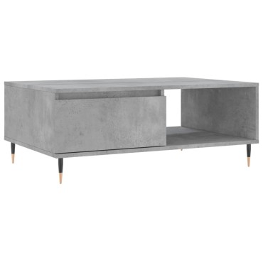 vidaXL Τραπεζάκι Σαλονιού Γκρι Σκυρ. 90x60x35cm Επεξεργασμένο Ξύλο 1 τεμ.