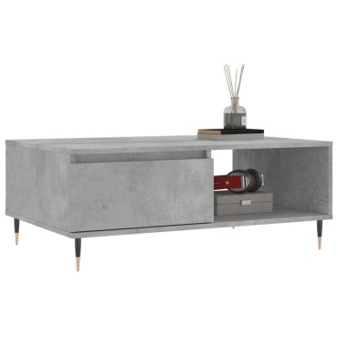 vidaXL Τραπεζάκι Σαλονιού Γκρι Σκυρ. 90x60x35cm Επεξεργασμένο Ξύλο 1 τεμ.