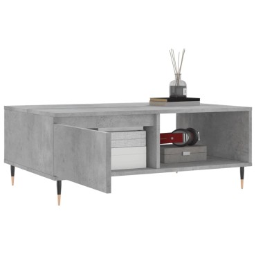 vidaXL Τραπεζάκι Σαλονιού Γκρι Σκυρ. 90x60x35cm Επεξεργασμένο Ξύλο 1 τεμ.